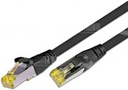 [PKW-KAT6A- 0.25 SW] CAT6A HQ Patchkabel, S/FTP, LSOH, Lifetime Warranty, schwarz (0.25)