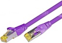 [PKW-KAT6A- 0.25 VI] CAT6A HQ Patchkabel, S/FTP, LSOH, Lifetime Warranty, violett (0.25)